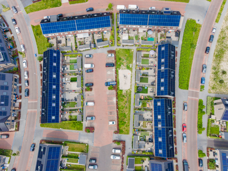 Zwolle 30 Woningen drone