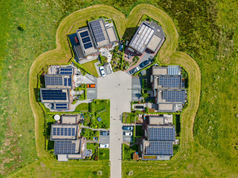 Zwolle Hoog en droog bovenaanzicht