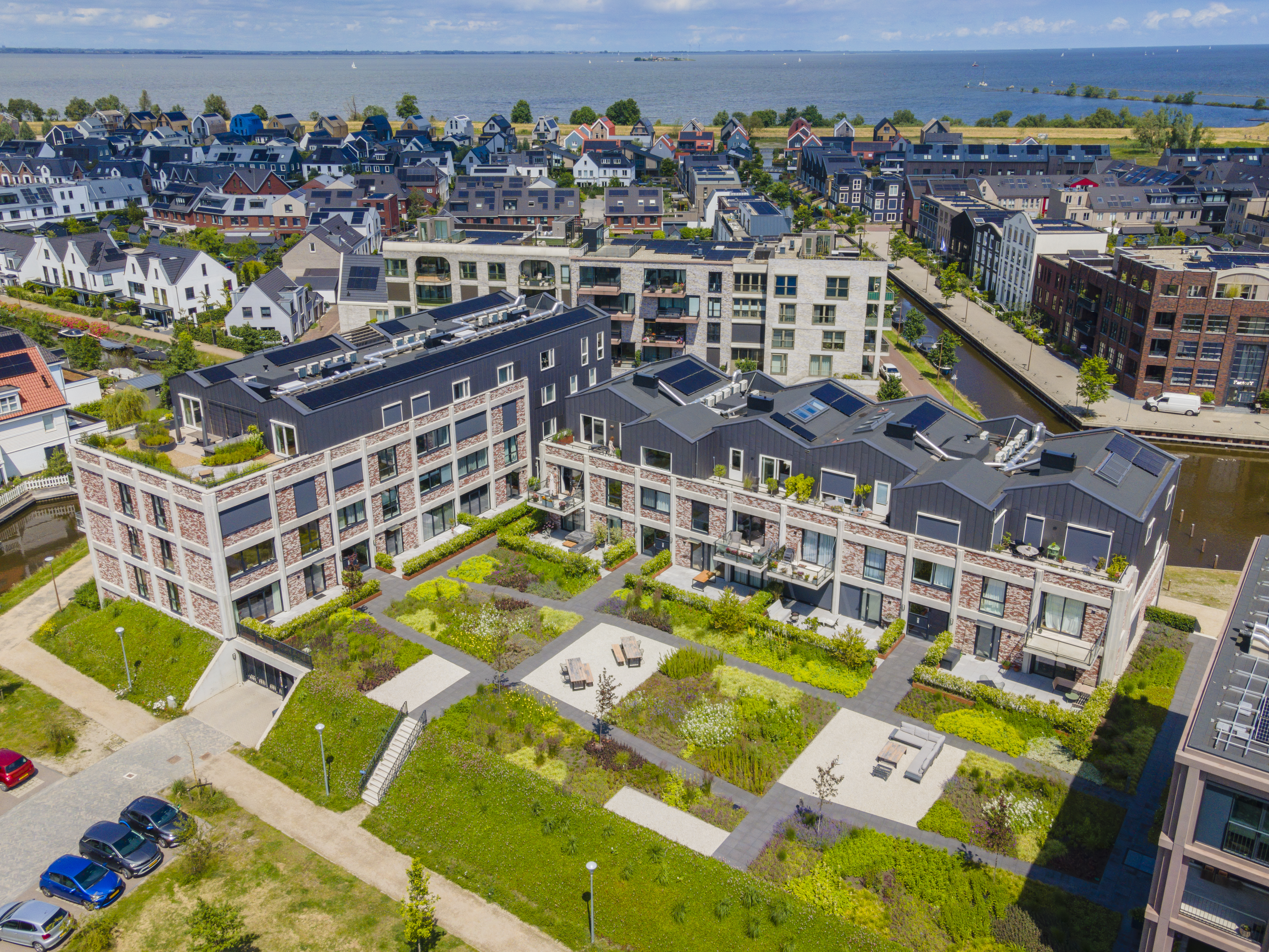 Muiden Bolwerk drone tuin